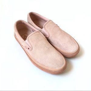 Vans Slip-On Platform Pink Suede